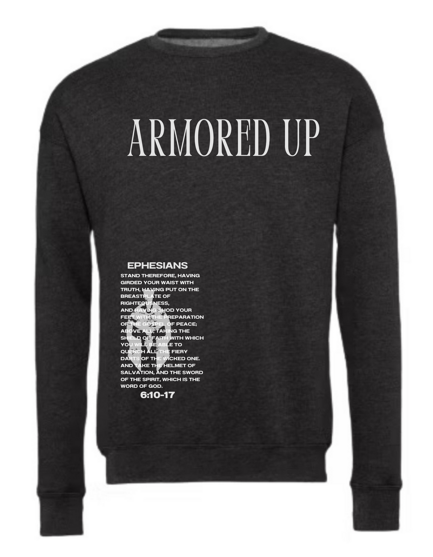 ARMORED UP UNISEX CREW SWEATSHIRT