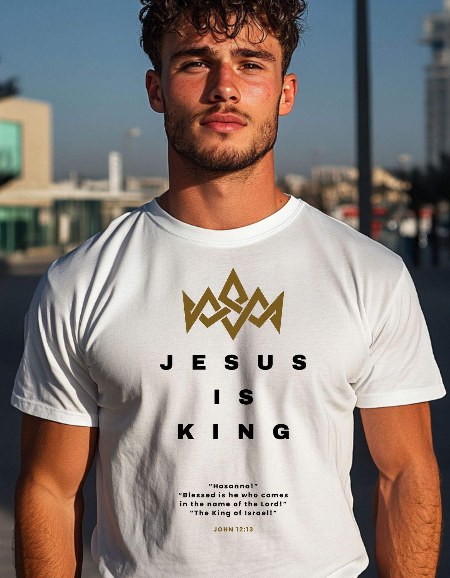 JESUS IS KING UNISEX T-SHIRT