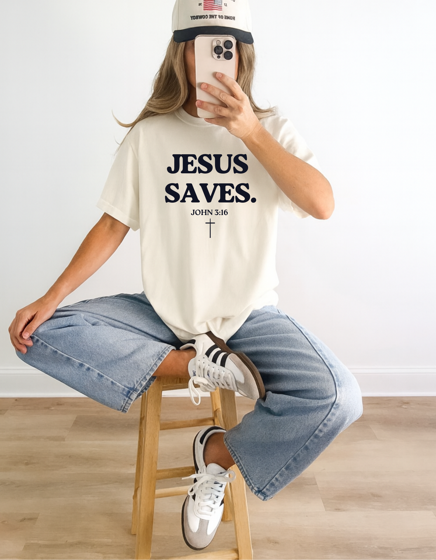 JESUS SAVES UNISEX T-SHIRT