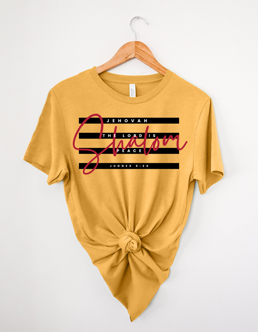 JEHOVAH SHALOM VERSE UNISEX T-SHIRT