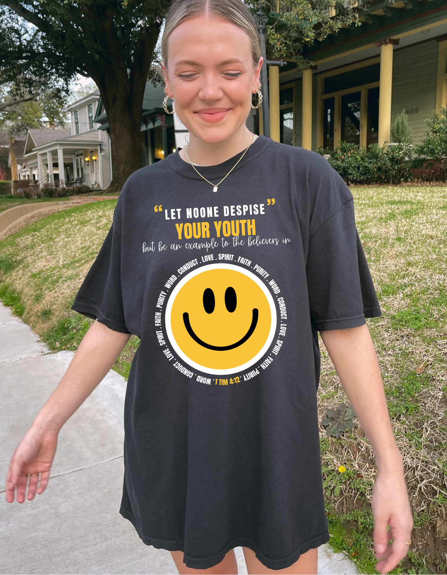 1 TIMOTHY 4:12 UNISEX YOUTH/ADULT GRAPHIC T-SHIRT