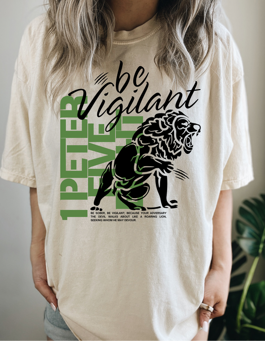 BE VIGILANT UNISEX TEEN/ADULT T-SHIRT