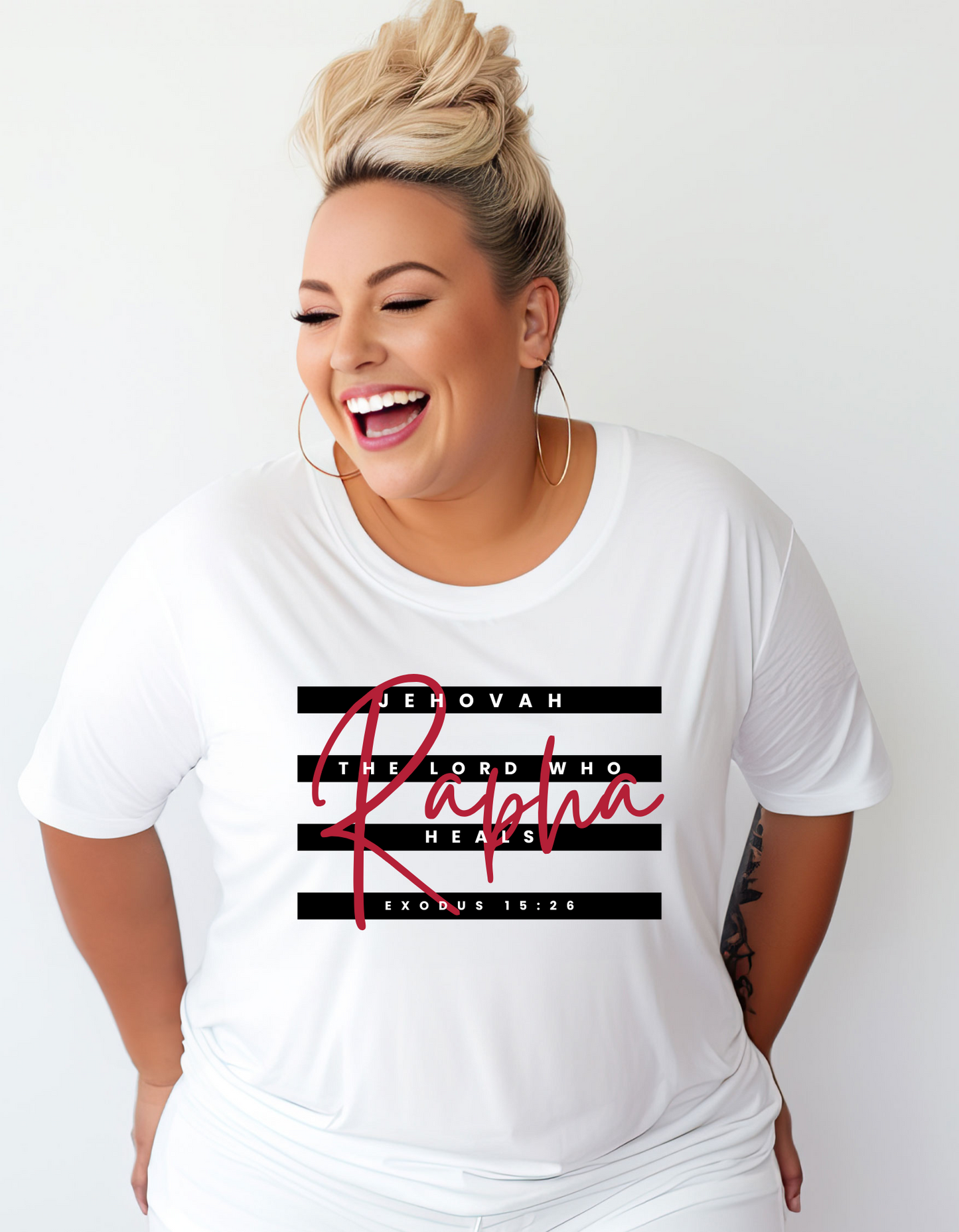 JEHOVAH RAPHA VERSE UNISEX T-SHIRT