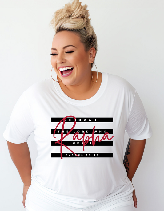 JEHOVAH RAPHA VERSE UNISEX T-SHIRT