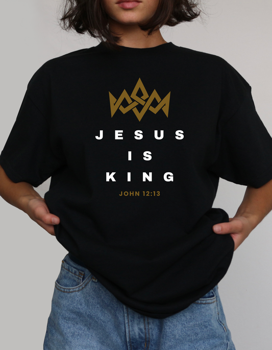 JESUS IS KING UNISEX T-SHIRT