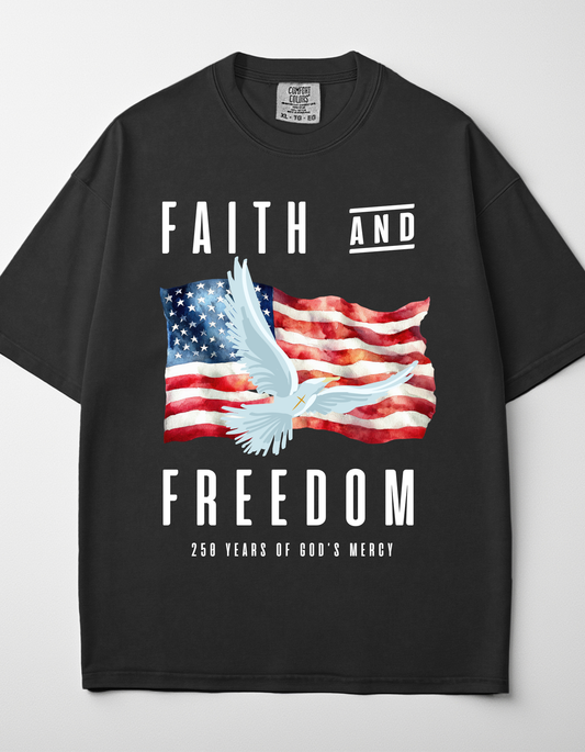 *NEW* FAITH & FREEDOM DOVE UNISEX T-SHIRT