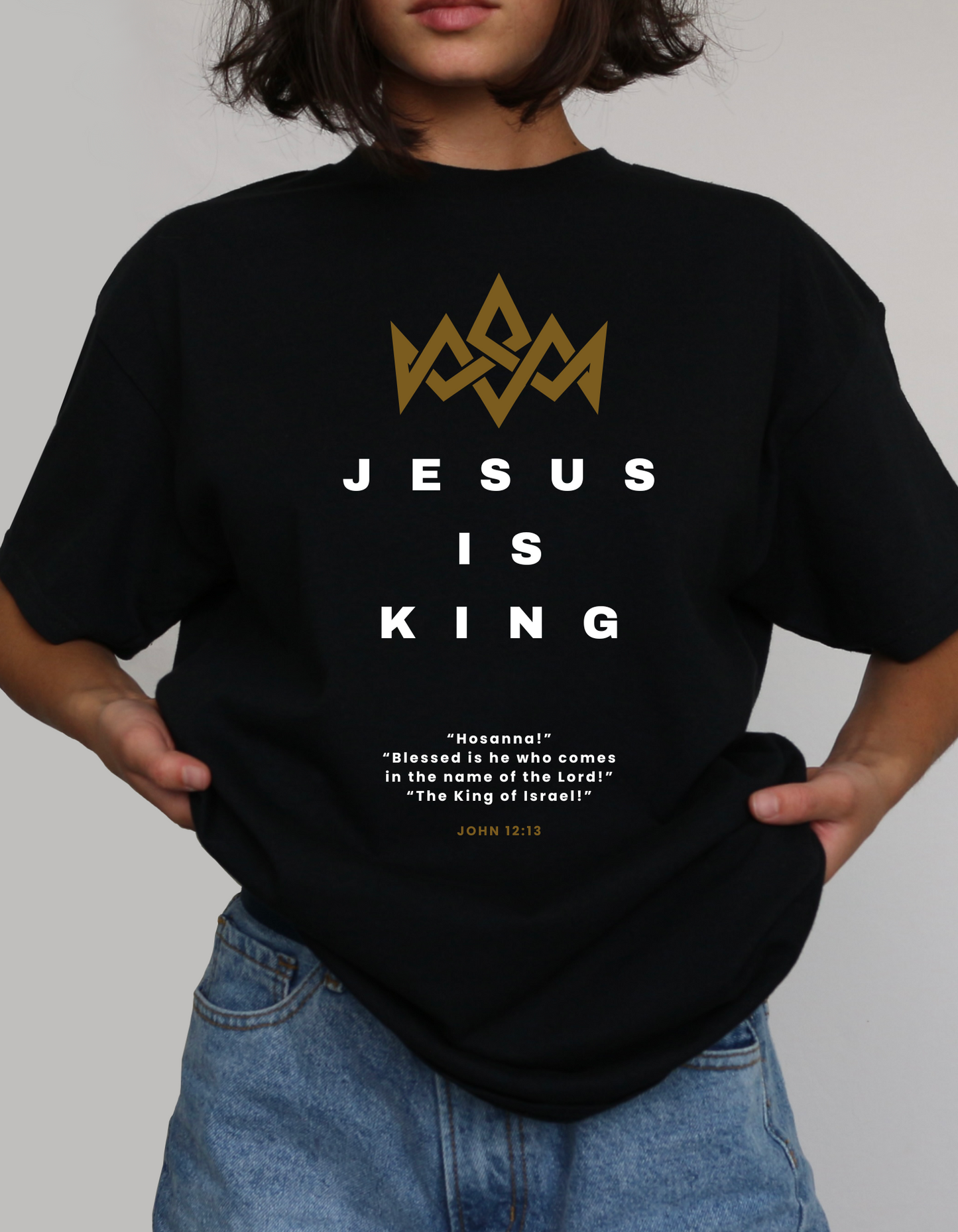 JESUS IS KING UNISEX T-SHIRT