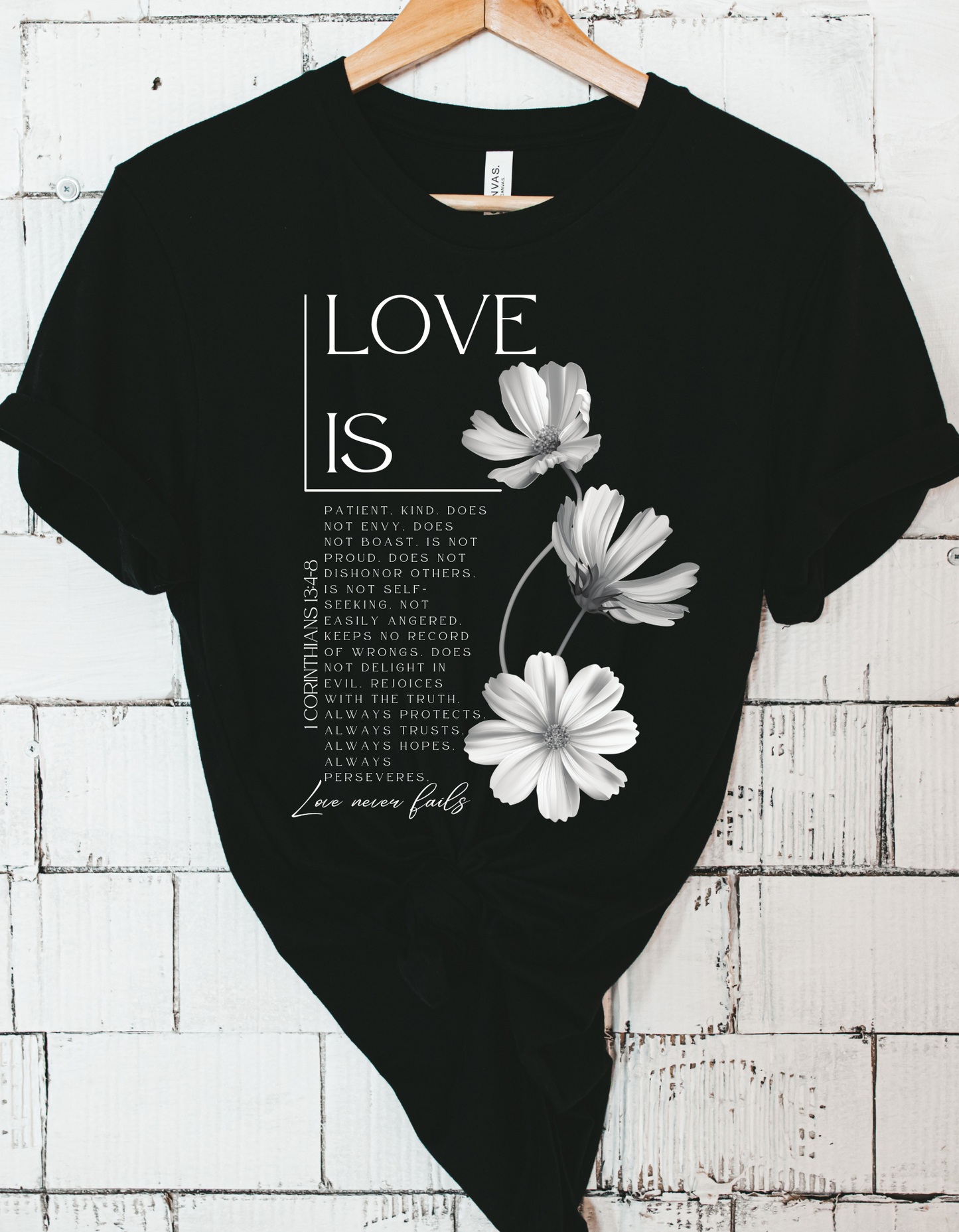 BESTSELLER!!! LOVE IS FLOWER UNISEX TEE/HOODIE