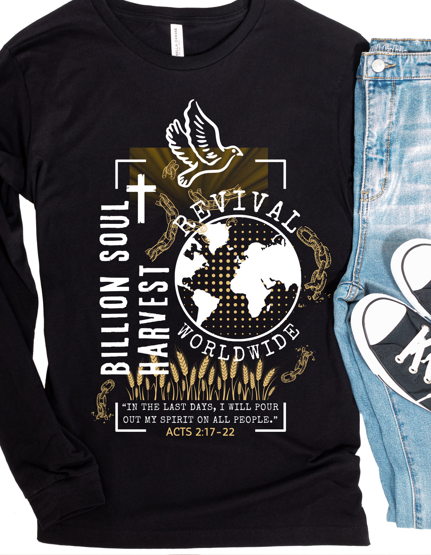 BILLION SOUL HARVEST UNISEX T-SHIRT/LONG SLEEVE