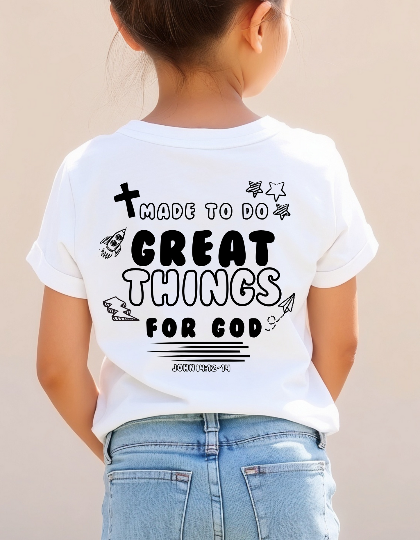 GREAT THINGS YOUTH GRAPHIC T-SHIRT