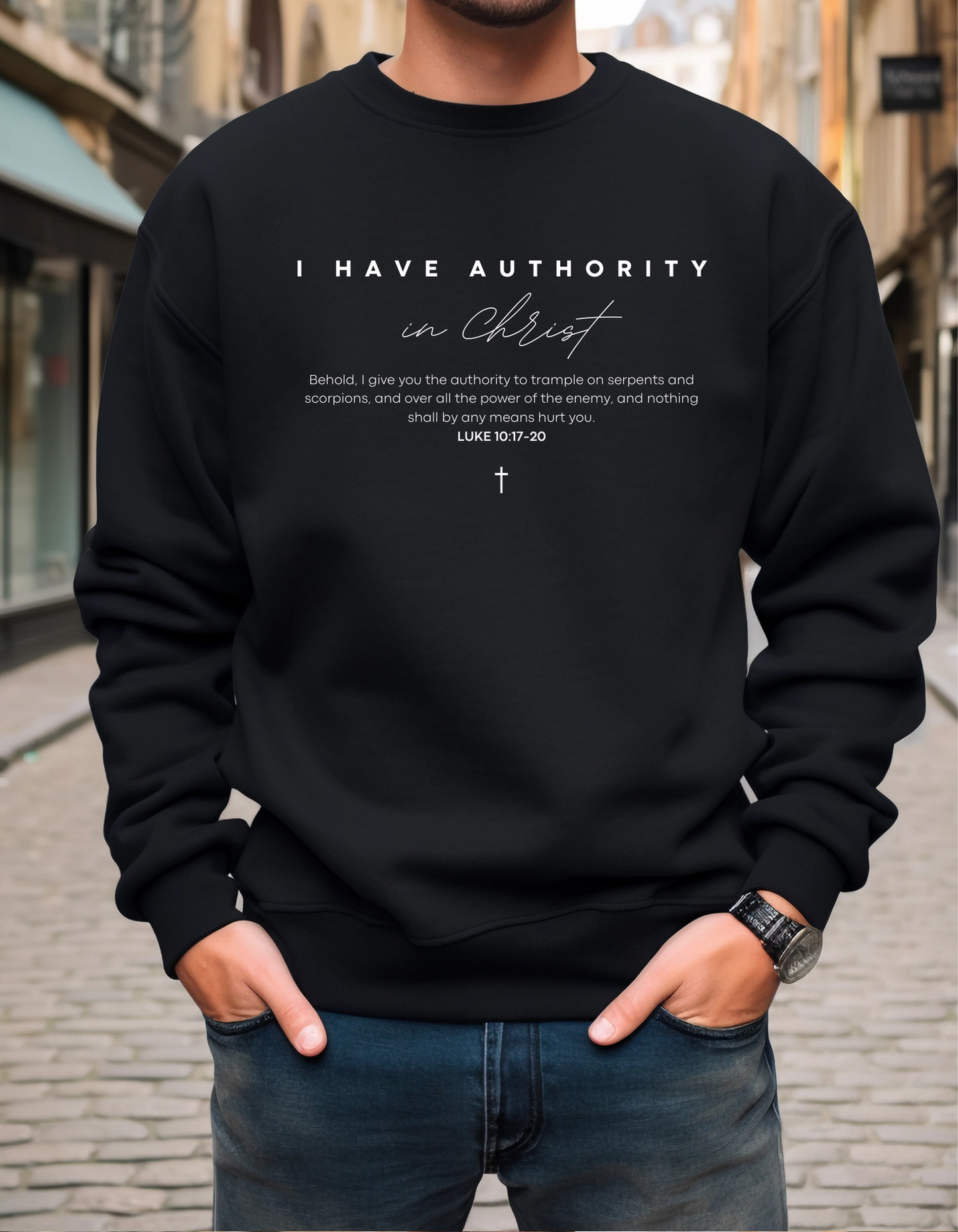 AUTHORITY UNISEX CREW/T-SHIRT