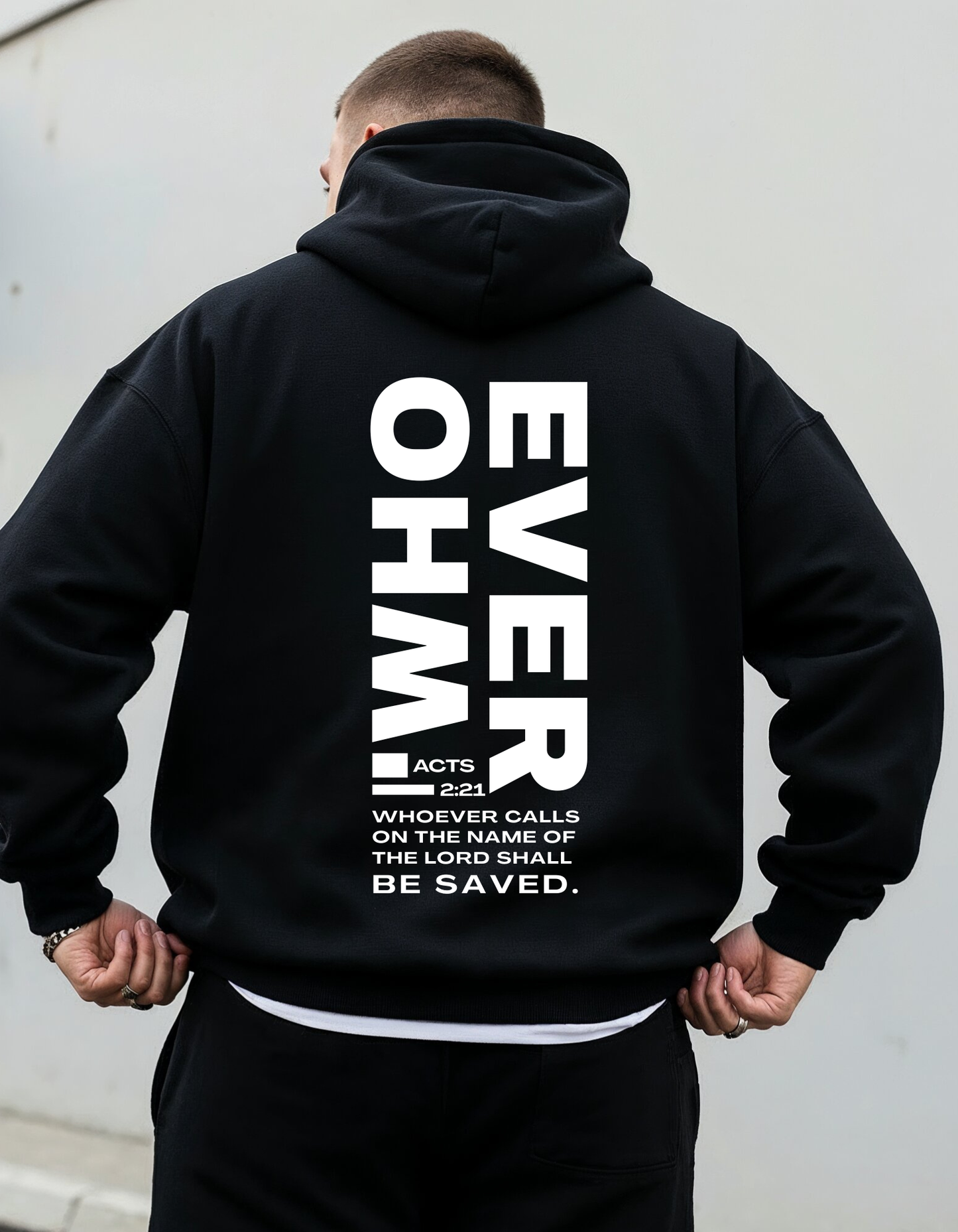 NEW!!! WHOEVER ACTS 2:21 UNISEX HOODIE