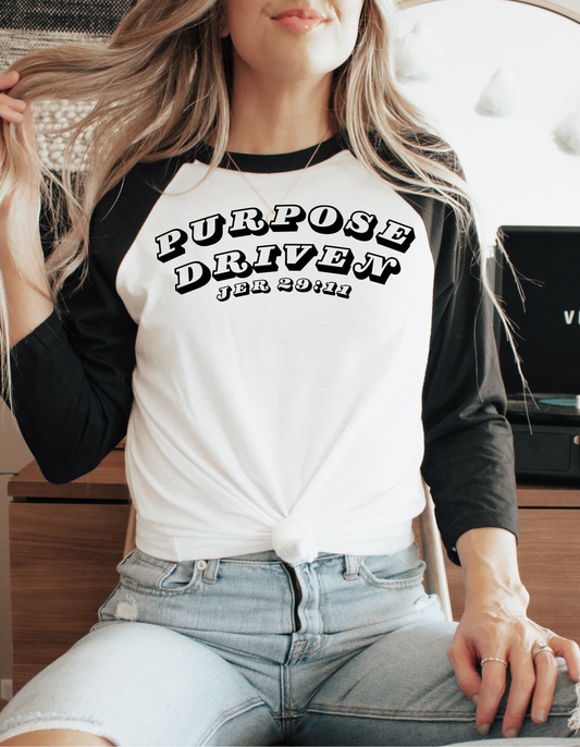 PURPOSE DRIVEN UNISEX RAGLAN TEE