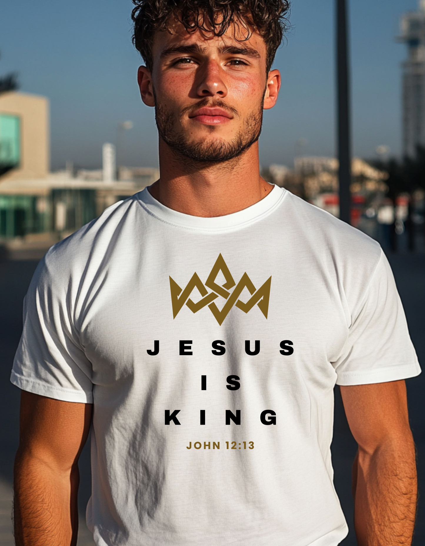 JESUS IS KING UNISEX T-SHIRT