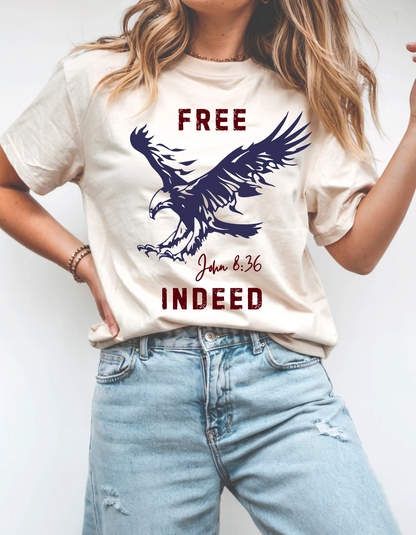 FREE INDEED EAGLE UNISEX T-SHIRT