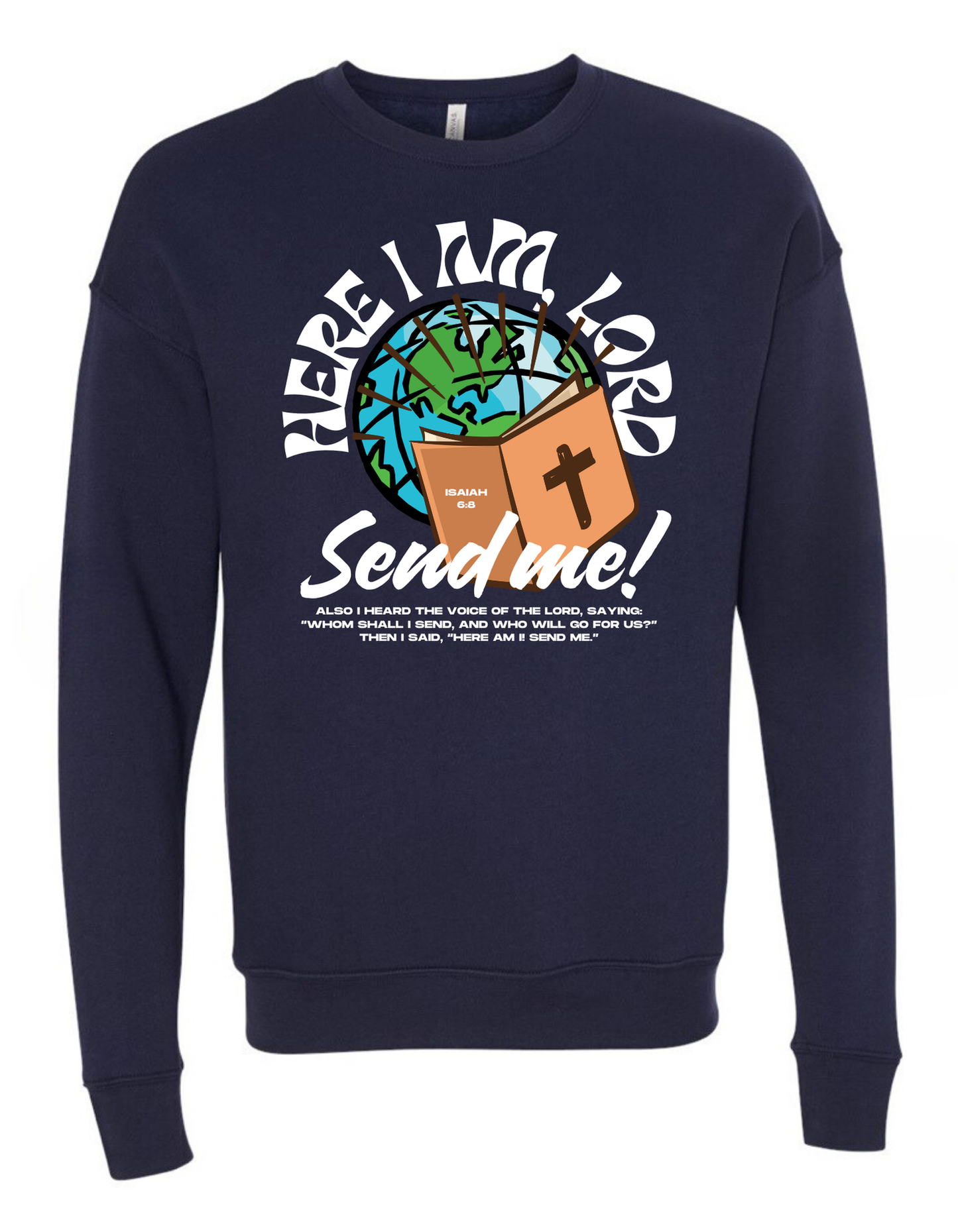 SEND ME UNISEX CREW SWEATSHIRT