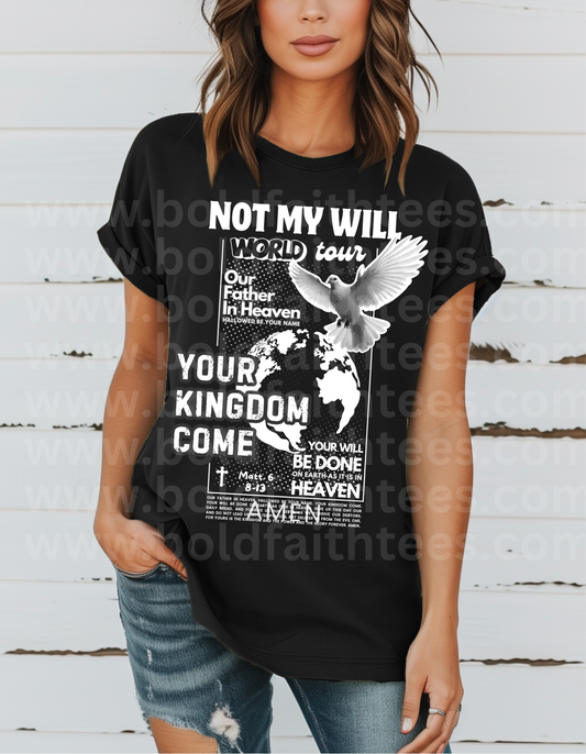 NOT MY WILL VINTAGE BAND UNISEX TEE