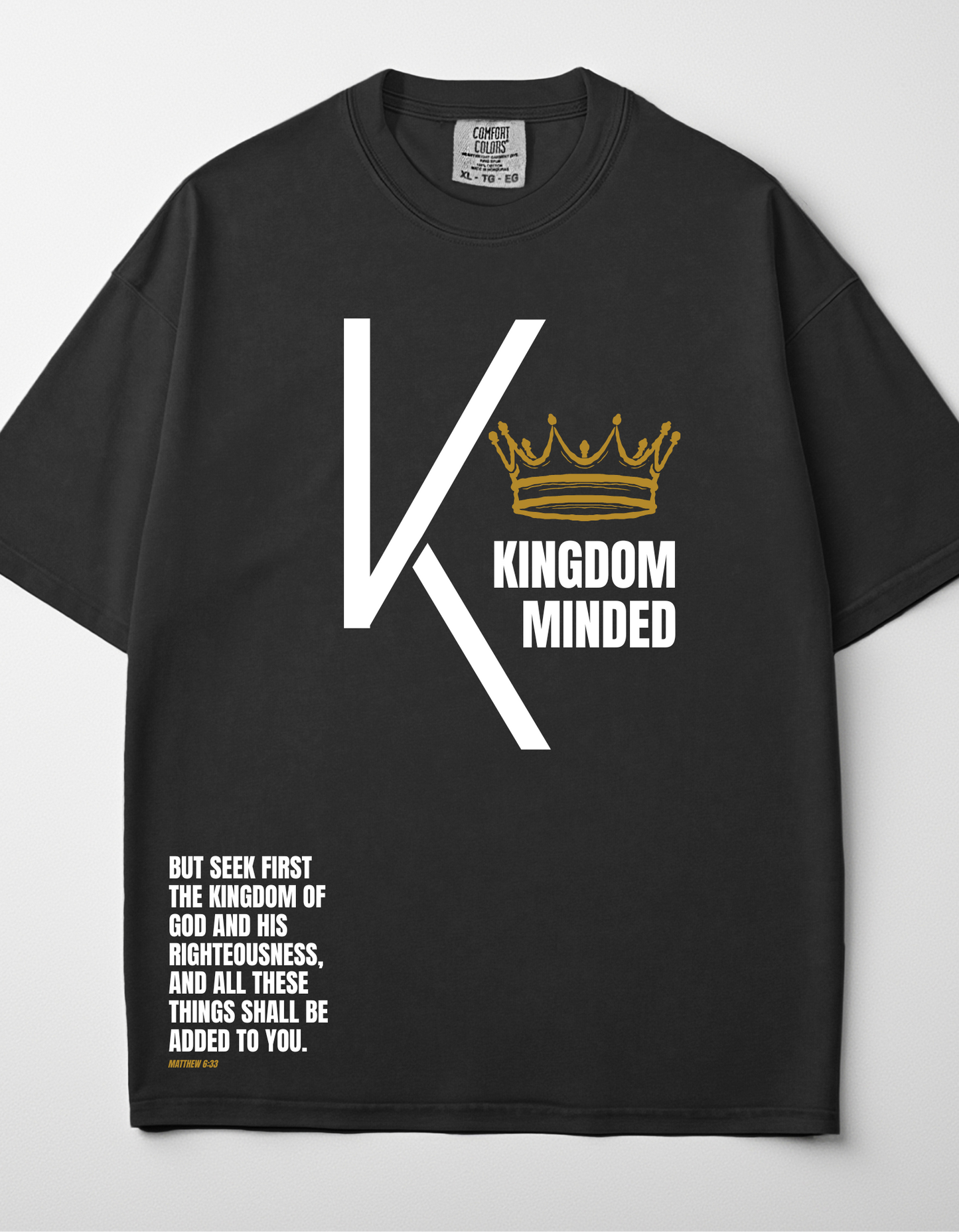 KINGDOM MINDED UNISEX T-SHIRT/CREW SWEATSHIRT