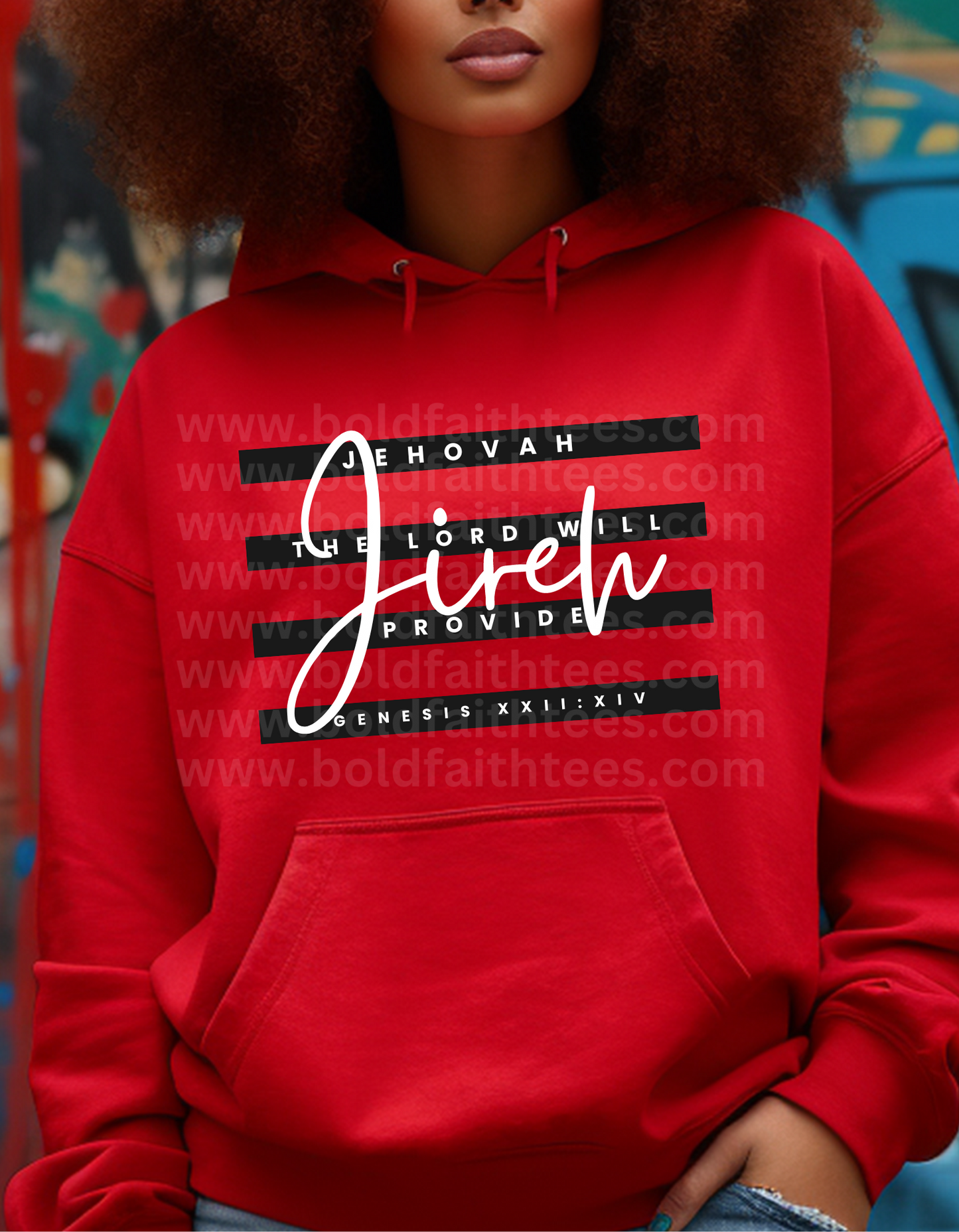 JEHOVAH JIREH VERSE UNISEX HOODIE