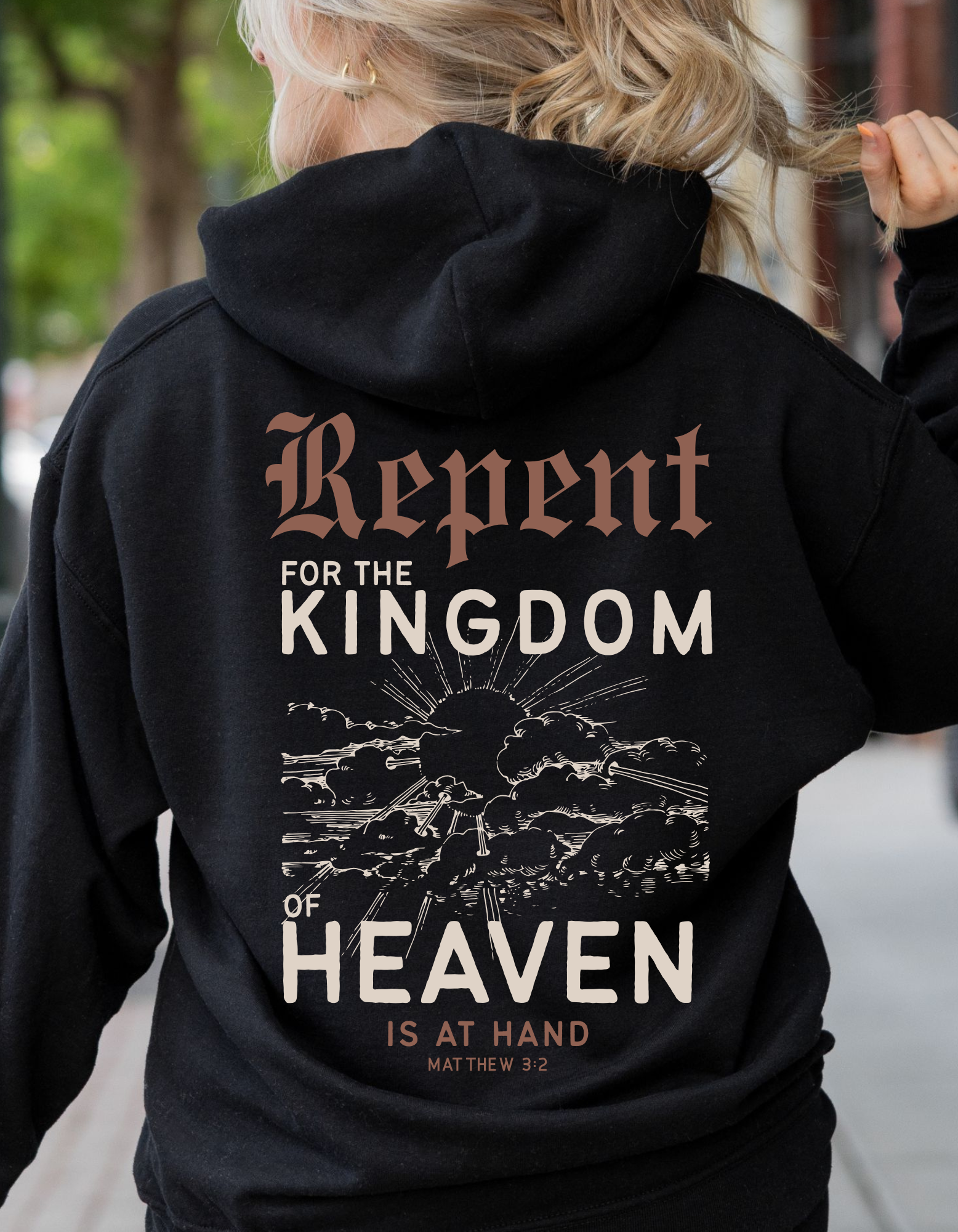 NEW!!! REPENT GRAPHIC UNISEX HOODIE – Bold Faith Tees