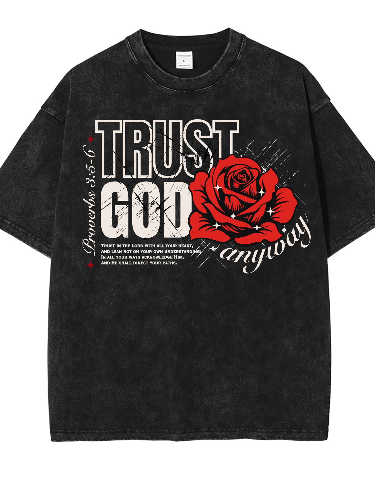 TRUST GOD ANYWAY UNISEX T-SHIRT