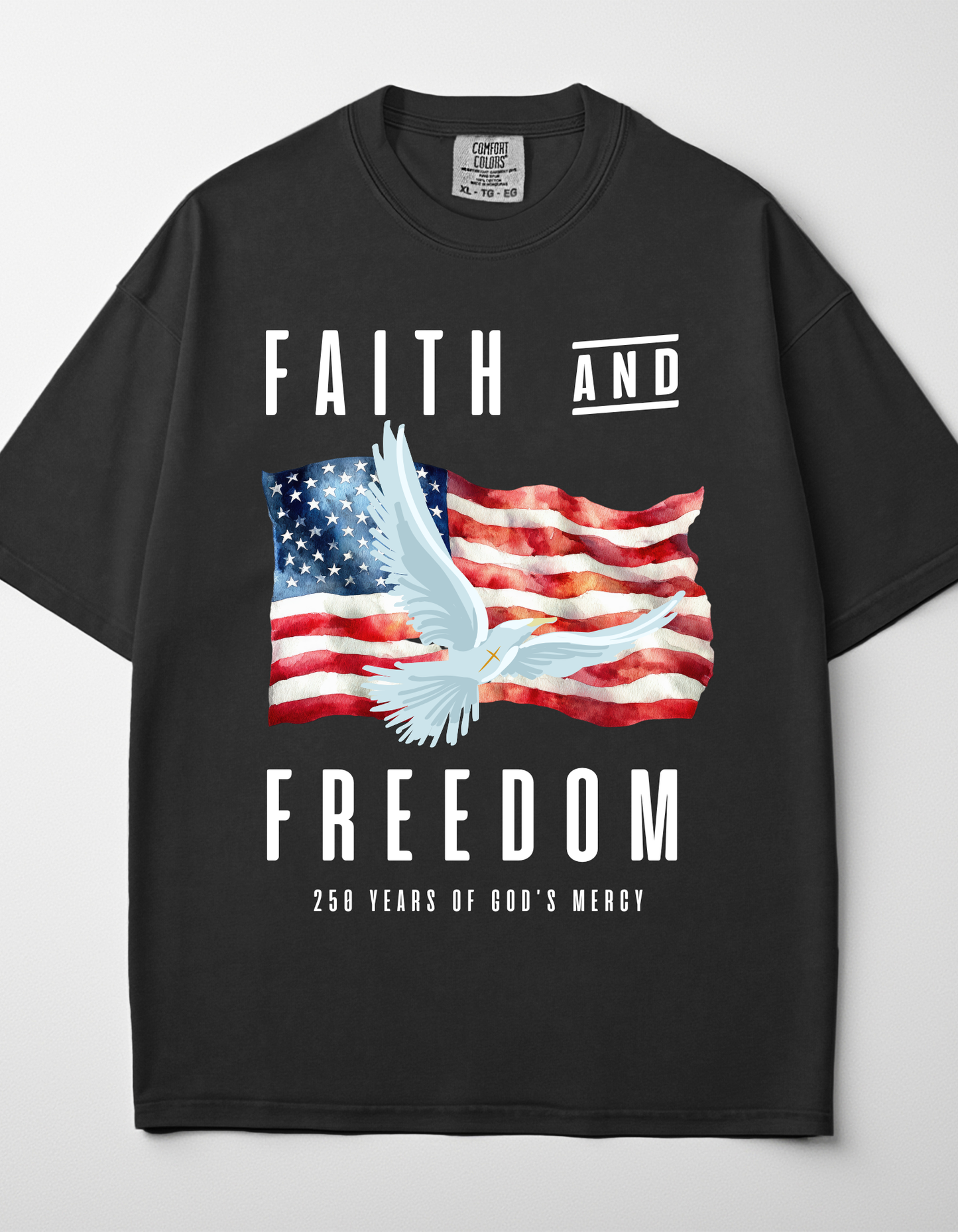 *NEW* FAITH & FREEDOM DOVE UNISEX T-SHIRT