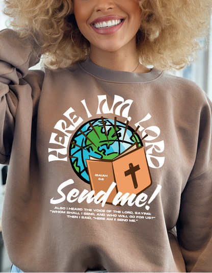 SEND ME UNISEX CREW SWEATSHIRT