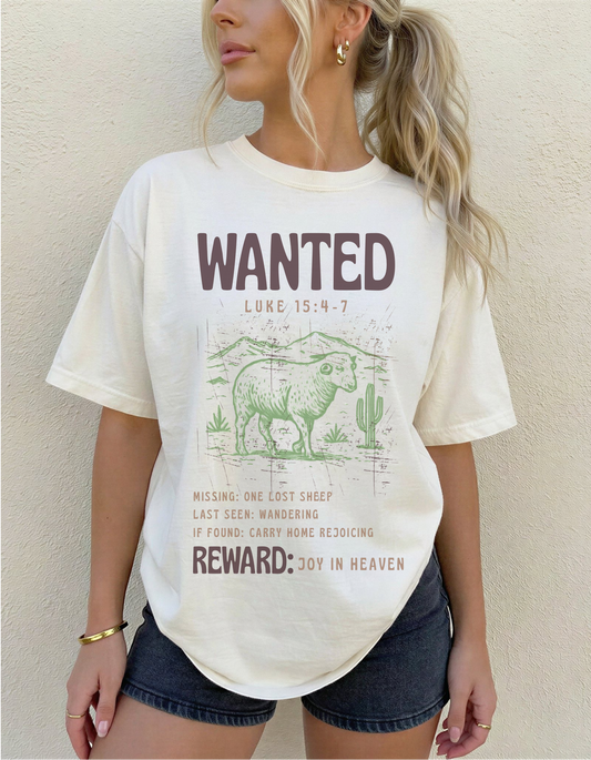 NEW!!! WANTED UNISEX TEEN/ADULT T-SHIRT