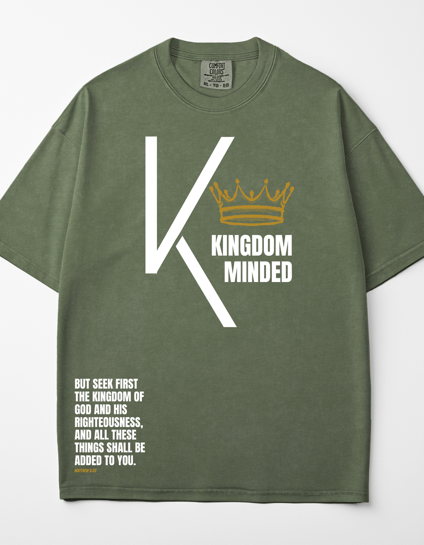 KINGDOM MINDED UNISEX T-SHIRT/CREW SWEATSHIRT