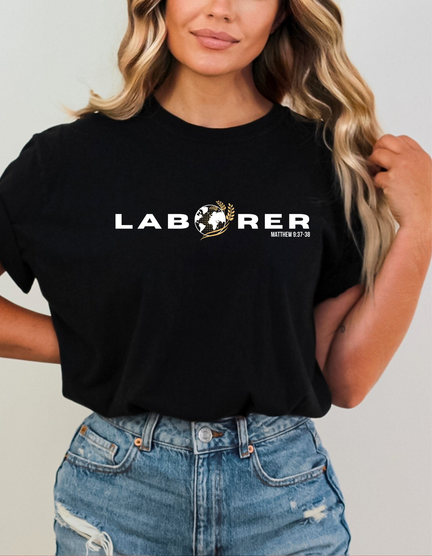 LABORER UNISEX T-SHIRT/CREW SWEATSHIRT