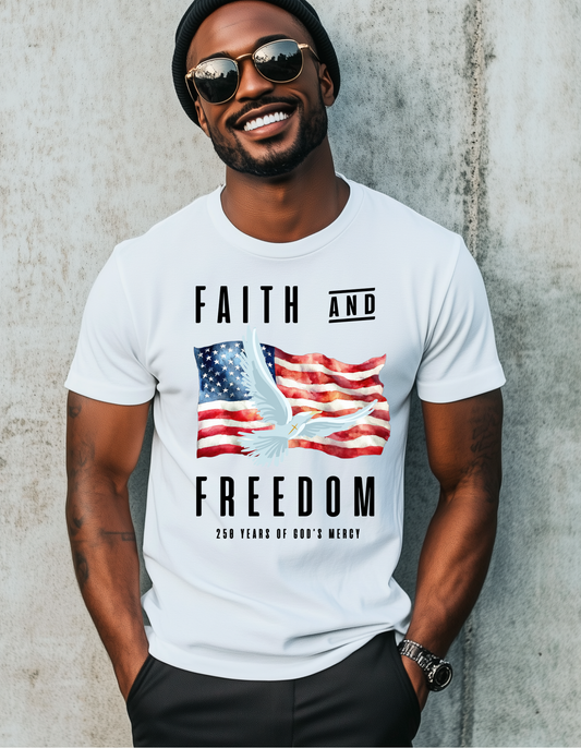 *NEW* FAITH & FREEDOM DOVE UNISEX T-SHIRT