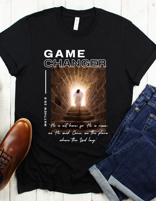 GAME CHANGER UNISEX GRAPHIC T-SHIRT