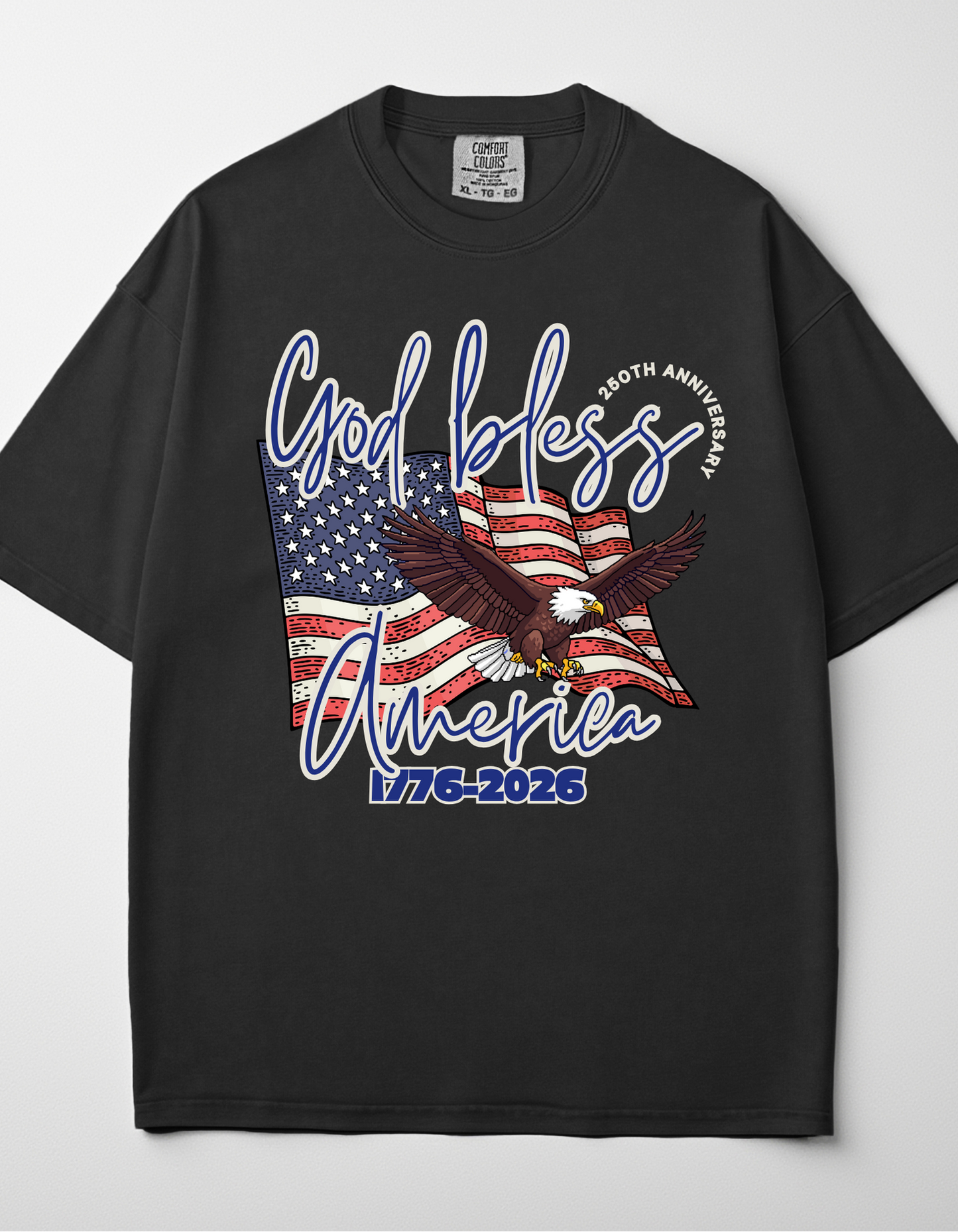 *NEW* GOD BLESS AMERICA SOLID UNISEX T-SHIRT