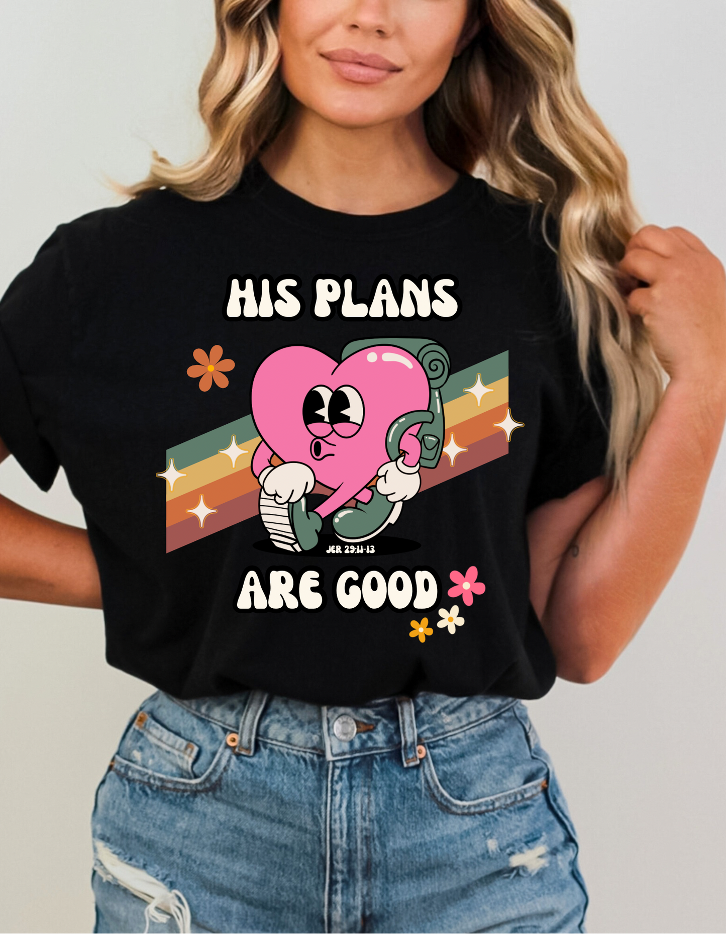 HIS PLANS ARE GOOD UNISEX GRAPHIC TEE