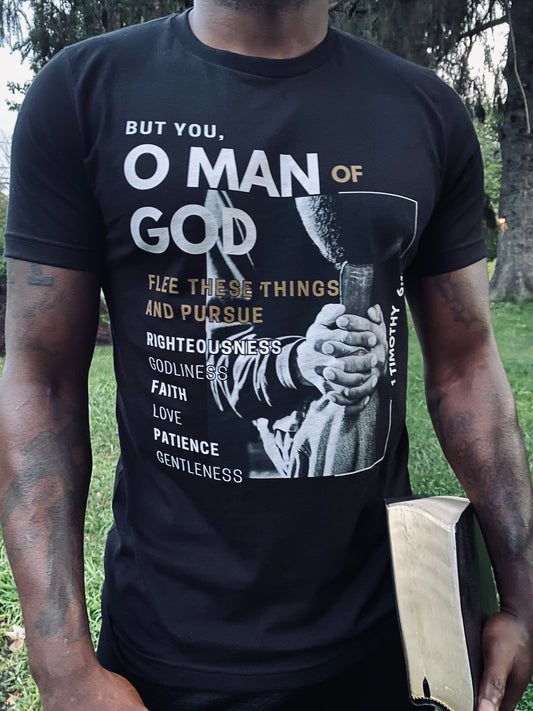 MAN OF GOD GRAPHIC T-SHIRT