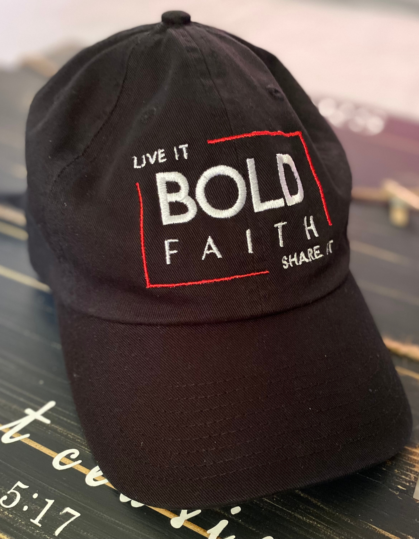 BOLD FAITH TEES LOGO HAT