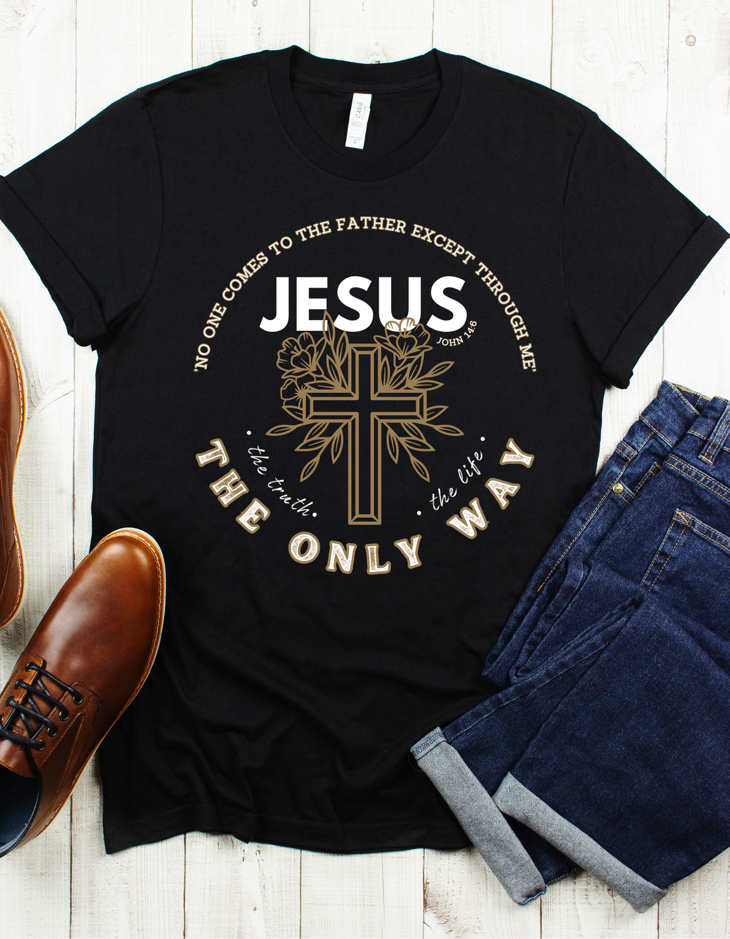JESUS IS THE ONLY WAY UNISEX T-SHIRT